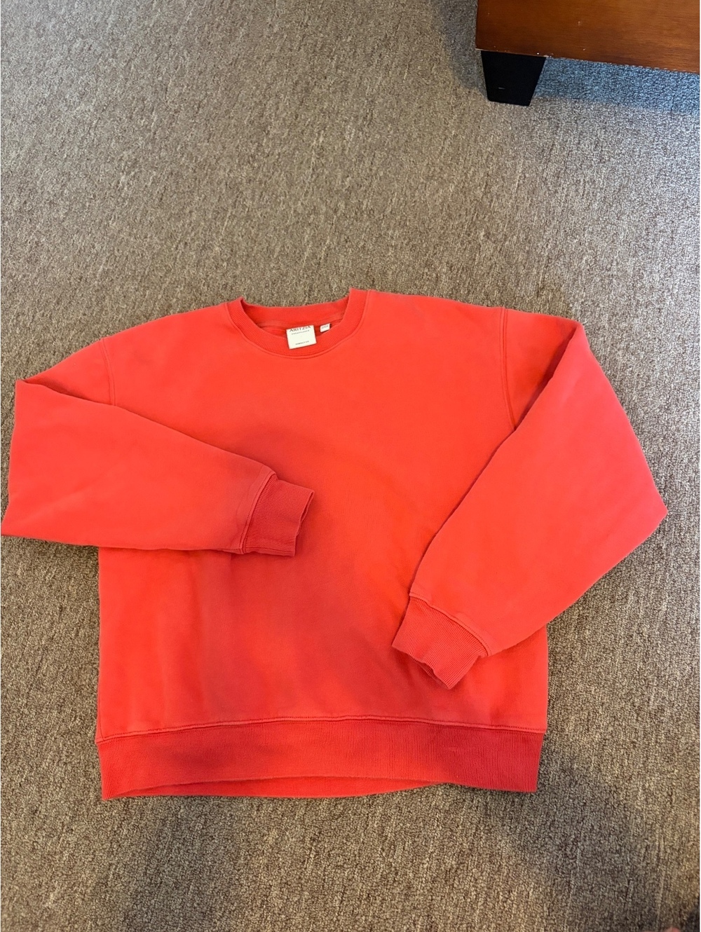 Aritzia Red Crewneck Sweatshirt